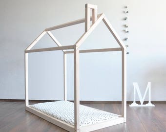 Haus Bettrahmen Kleinkind-Bett Montessori Babybett