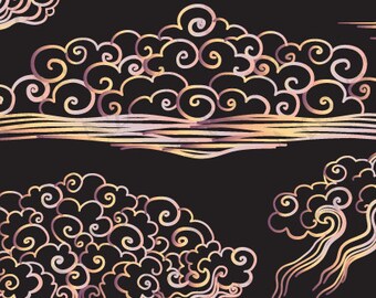 Pink Gold wave,Drawn Wind,Pink Gold Cloud,Hand-drawn clouds,Painted by hand wave,Cloud cartoon,Cartoon wave,curls,Drawn curls,Kids Clipart
