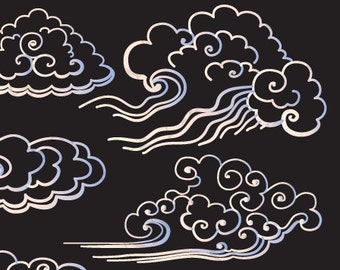 Pink Blue wave,Drawn Wind,Pink Blue Cloud,Hand-drawn clouds,Painted by hand wave,Cloud cartoon,Cartoon wave,curls,Drawn curls,Kids Clipart