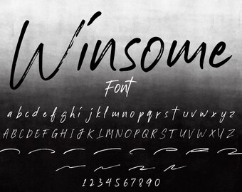 5 font bundlephotoshop fonthandwritten fontwedding etsy