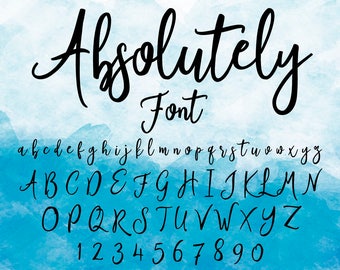 5 Font Set,Swirly Font,Handwritten font,Bundle,Cursive font,Cricut font,Wedding font,photoshop font,calligraphy font,Photoshop font,Script