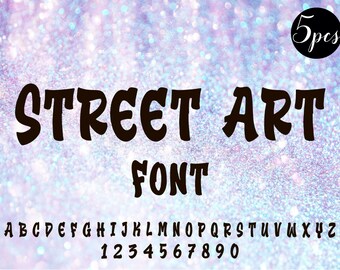 Roboter Schrift Etsy