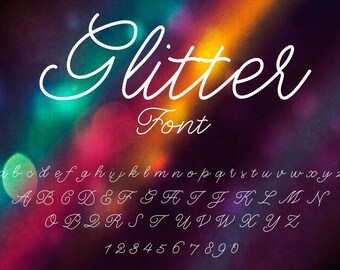 5 Font Bundle,Handwritten font,Glitter font,Photoshop font,Cricut font,Swirly Font,Cursive font,calligraphy font,Script Font,swash font