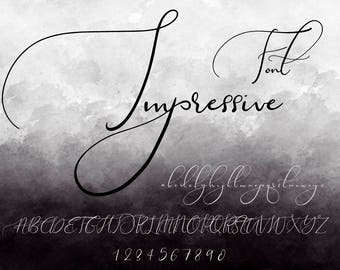 5 font bundlephotoshop fonthandwritten fontwedding etsy