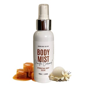 Vanilla Caramel Body Mist Spray, Perfume Body Spray,  Perfume Mist 100ml