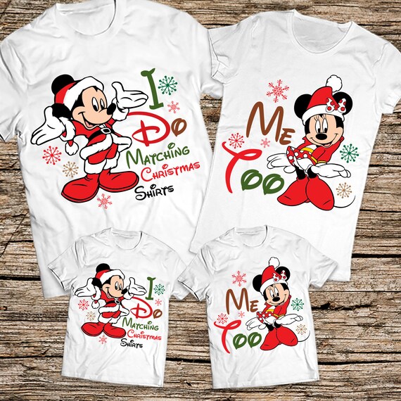 disney christmas family shirts