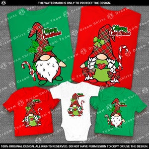 Christmas Gnomes Family Vacation Shirts Merry Christmas Family Shirts Matching Christmas Pajamas Shirts Christmas Holidays Shirts image 7