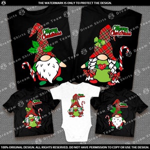Christmas Gnomes Family Vacation Shirts Merry Christmas Family Shirts Matching Christmas Pajamas Shirts Christmas Holidays Shirts image 6
