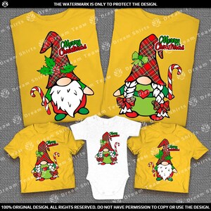 Christmas Gnomes Family Vacation Shirts Merry Christmas Family Shirts Matching Christmas Pajamas Shirts Christmas Holidays Shirts image 2