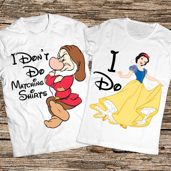 funny disney matching shirts
