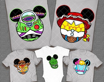 Toy story Mickey head shirts Jessie, Woody, Bo Peep, Rex, Buzz, Disney Family Vacation Shirts Disneyworld or Disneyland Toy Story shirt 2022