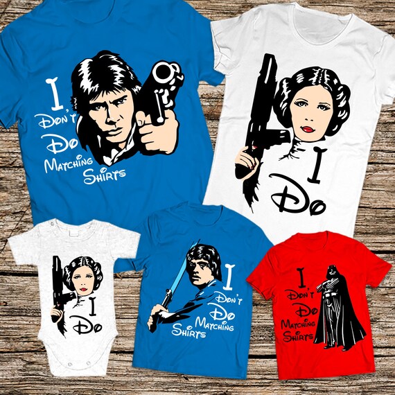 matching family star wars shirts