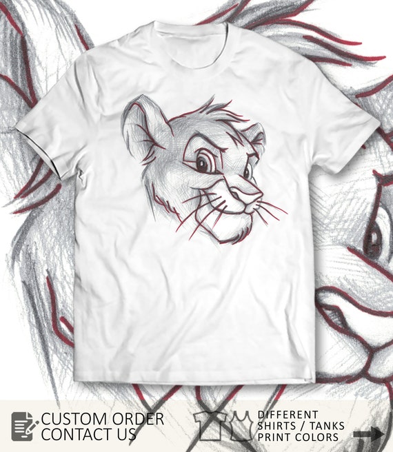 mens lion king shirt