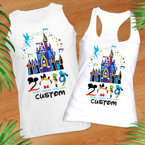 etsy disney tank tops