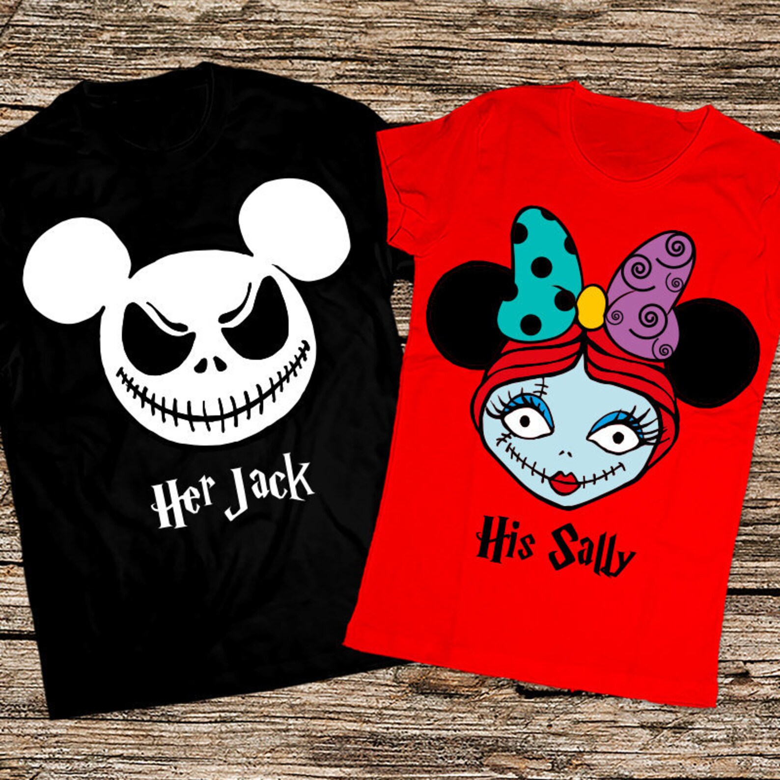 jack and sally matching shirts