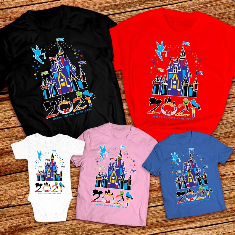 Download Disney castle shirts 2021 Matching Family Vacation shirts ...