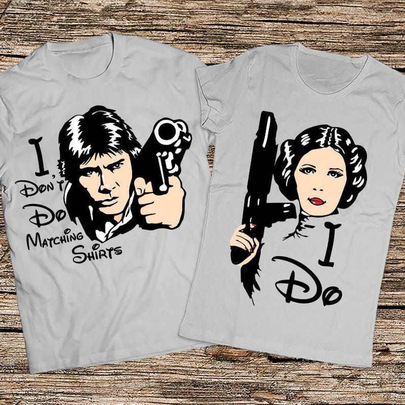 star wars couple shirts