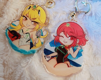 Pyra Mythra Amuletos de verano Xenoblade Chronicles 2