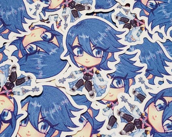 Kingdom Hearts glitterklistermärke