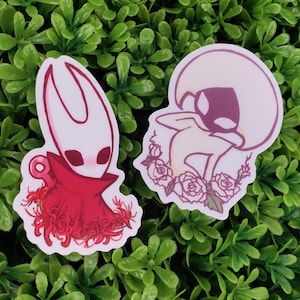 Frosted Floral Silksong Stickers