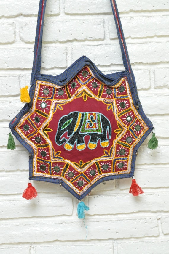 Vintage Bohemian Crossbody Bag with Embroidered E… - image 7