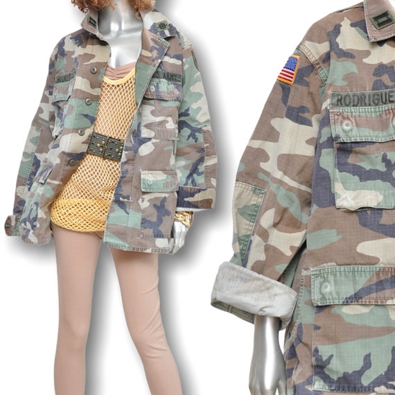 Vintage US Military Camouflage Jacket Unisex Size