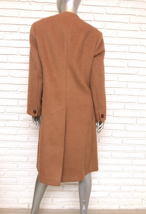 Vintage Womens Camel Wool Coat by Don Brown Coutu… - image 4