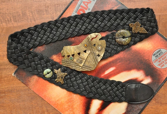 Vintage Black Braided Women display picture 2