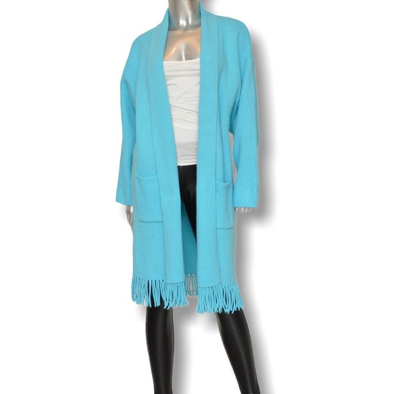 robins egg blue sweater