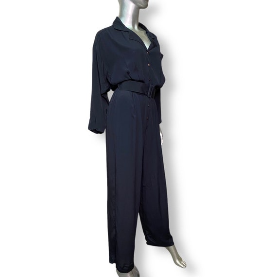 Vintage Chaus Black Jumpsuit Womens One piece Rom… - image 3