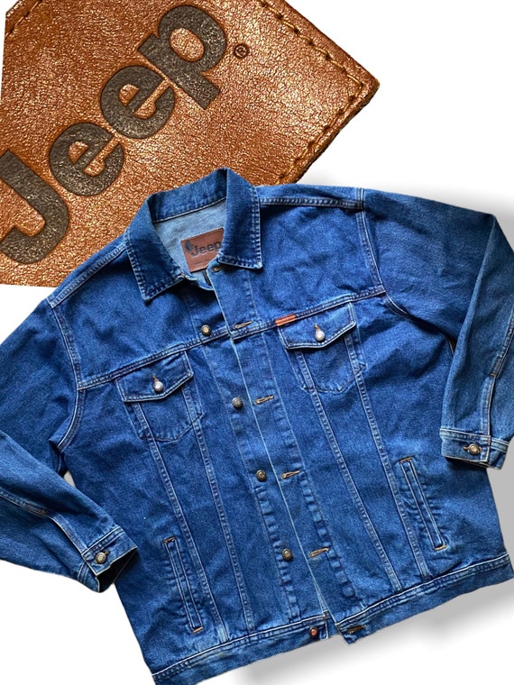 Vintage 90s Jeep Jean Jacket Unisex 