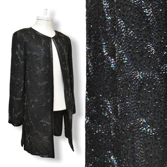 beaded formal jacket