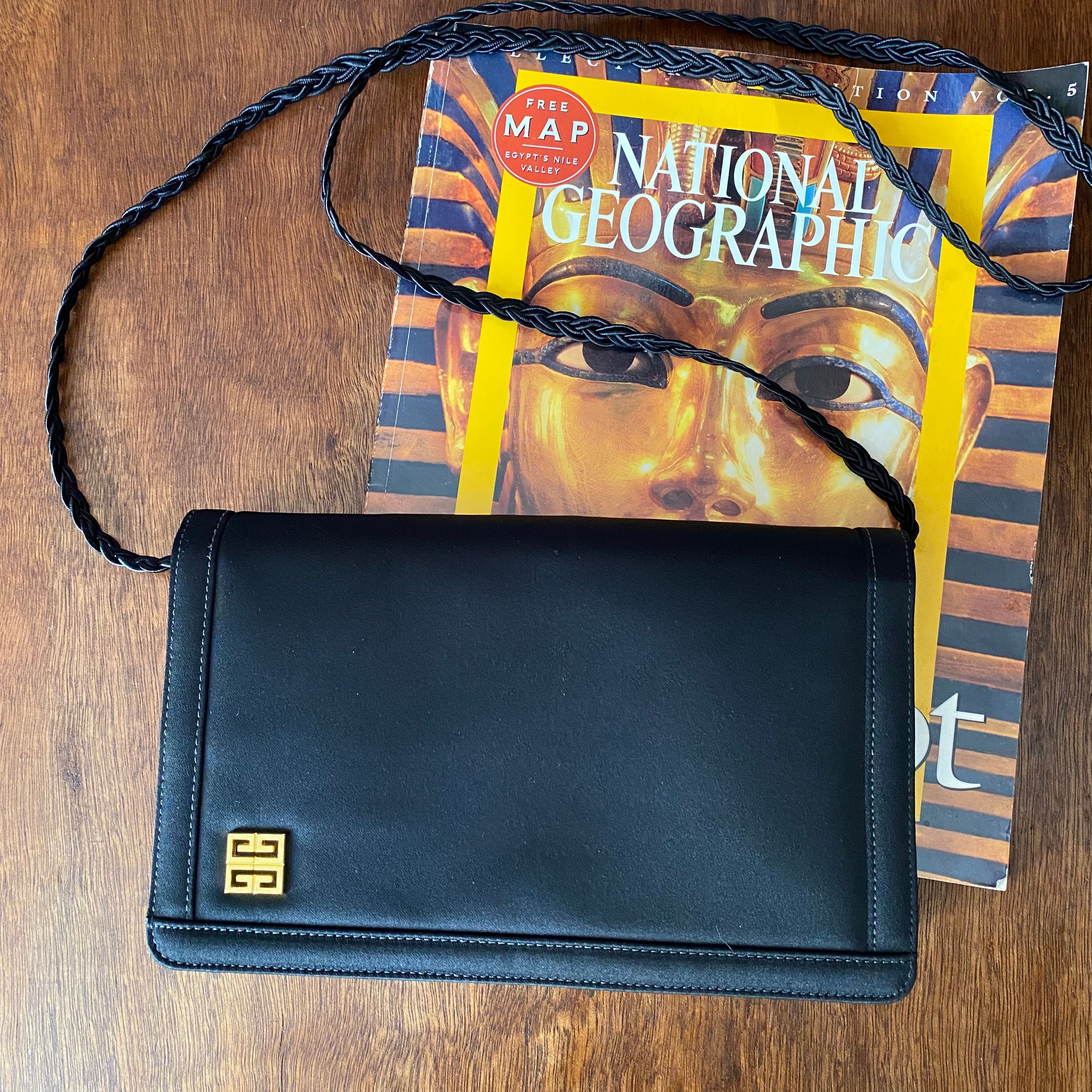 Givenchy Green/Brown Monogram Fabric and Leather French Wallet