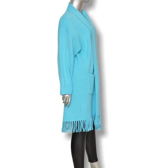 robins egg blue sweater