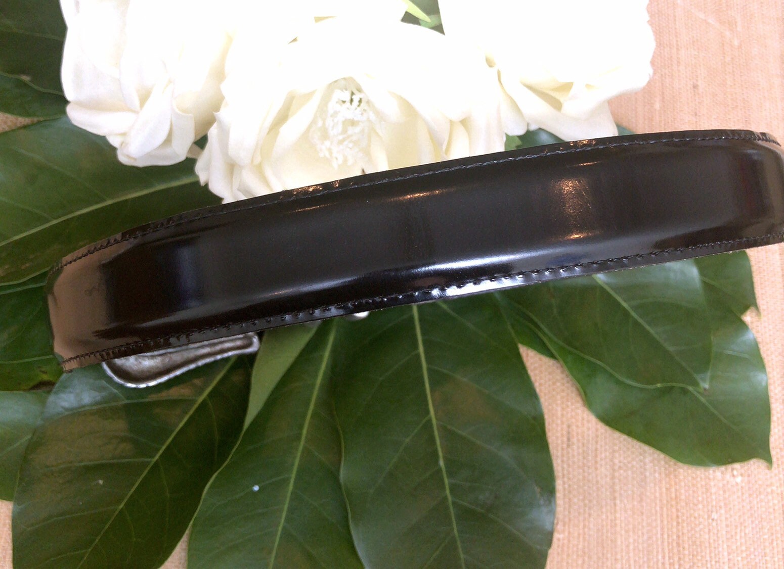 Vintage Vicenza 1472 Black Genuine Italian Leather Tooled Buckle Belt Size 35 Vicenza Belt - Etsy main image 3