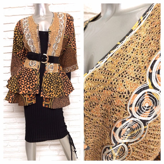 Peplum jacket blouse sale