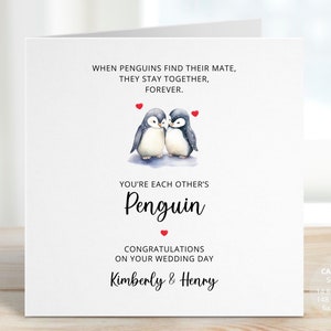 Personalised Wedding Card, Congratulations On Your Wedding Day, Wedding Card Gift for Bride and Groom, Congrats Mr & Mrs, Married, REF: WC01