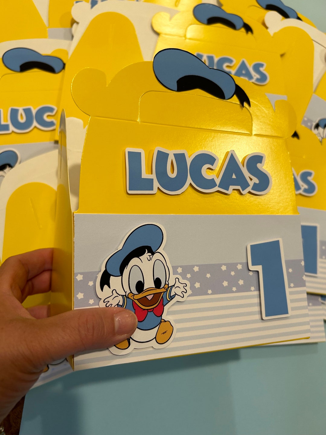 Donald Duck Cupcake Toppers Donald Party Decoration Donald Etsy