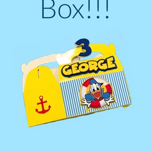 Donald Duck Cupcake Toppers, Donald Party Decoration, Donald First Birthday, Donald Duck Party Theme