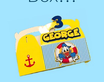 Donald Duck Cupcake Toppers, Donald Party Decoration, Donald First Birthday, Donald Duck Party Theme