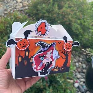 Halloween Princess party favor box Princess party box, Princess Treat box Princess party decor Princess Halloween birthday