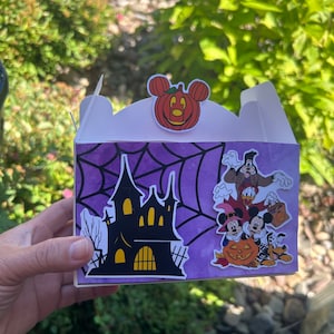 Halloween Mickey party favor box Mickey party box, Mickey Treat box mickey party decor Mickey Halloween birthday