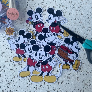 Custom Mickey cupcake Toppers, Mickey party decor,