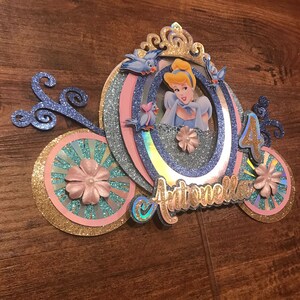 Cinderella Cake Topper, Cinderella Party Decoration, Cinderella Party Supplies, Cinderella Princess, Cinderella Toppers