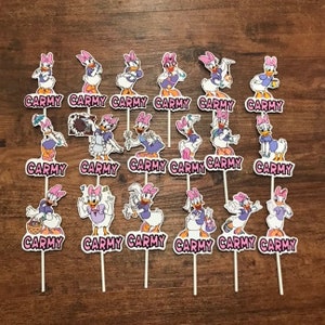 The Daisy Duck Toppers, Daisy Duck Party Decoration, Daisy Duck first Birthday