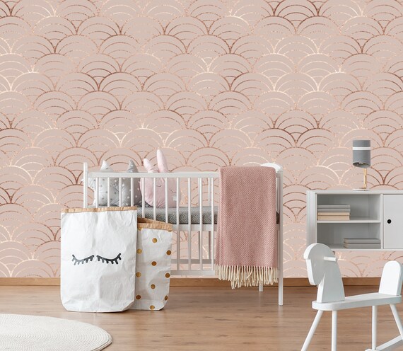 Scales Wallpaper Scales Removable Wallpaper Mural Self Adhesive Wallpaper Peel And Stick Wallpaper Scales Girls Bedroom Decor Ns43