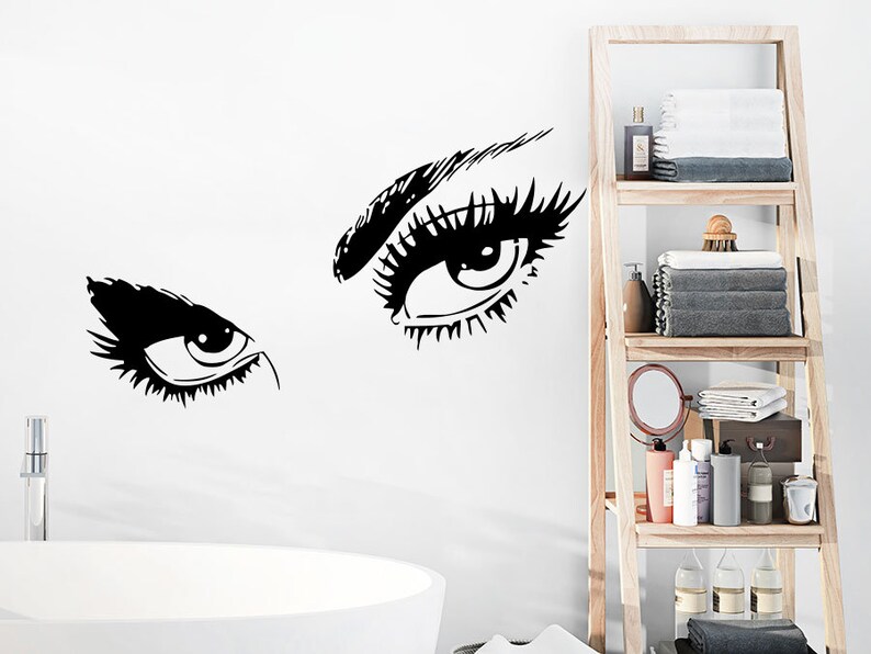 Amazon Com Makeup Wall Decal Vinyl Sticker Decals Home Decor Mural