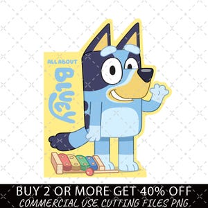 Bluey SVG, Rad Like Dad PNG, Bluey Family Svg, Arquivos de decalque, Adesivos de vinil, Imagem de carro