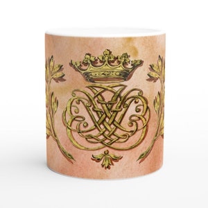 Johann Sebastian Bach seal / monogram / coat of arms / crest / insignia – Ceramic mug, 11 oz