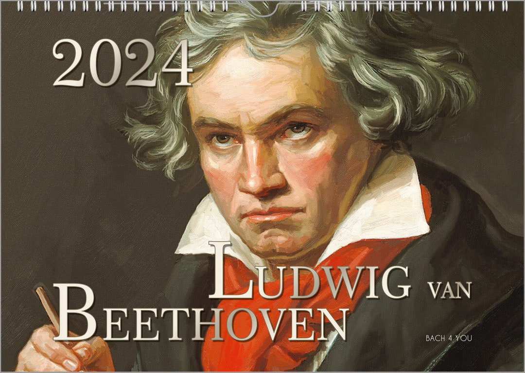 The Beethoven Calendar 2024 a Music Calendar a Composers Etsy Australia